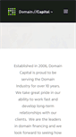 Mobile Screenshot of domaincapital.com